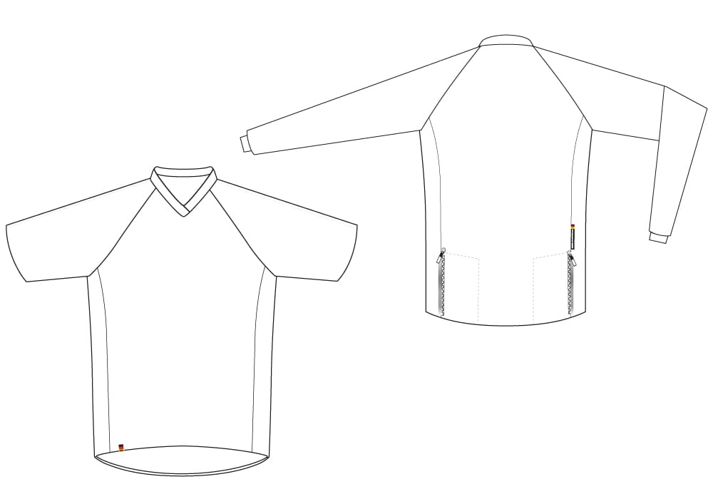 MTB | Enduro | DH-Shirt Schnittbild
