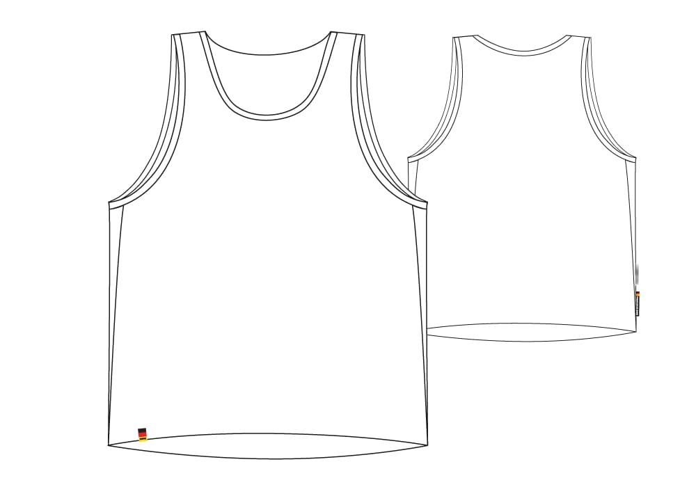 Schnittbild Marathon-Shirt
