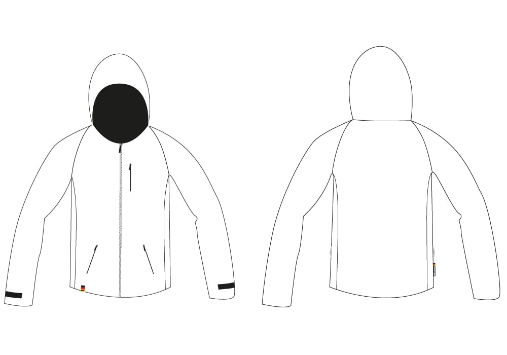 Schnittbilder Softshell-Jacke