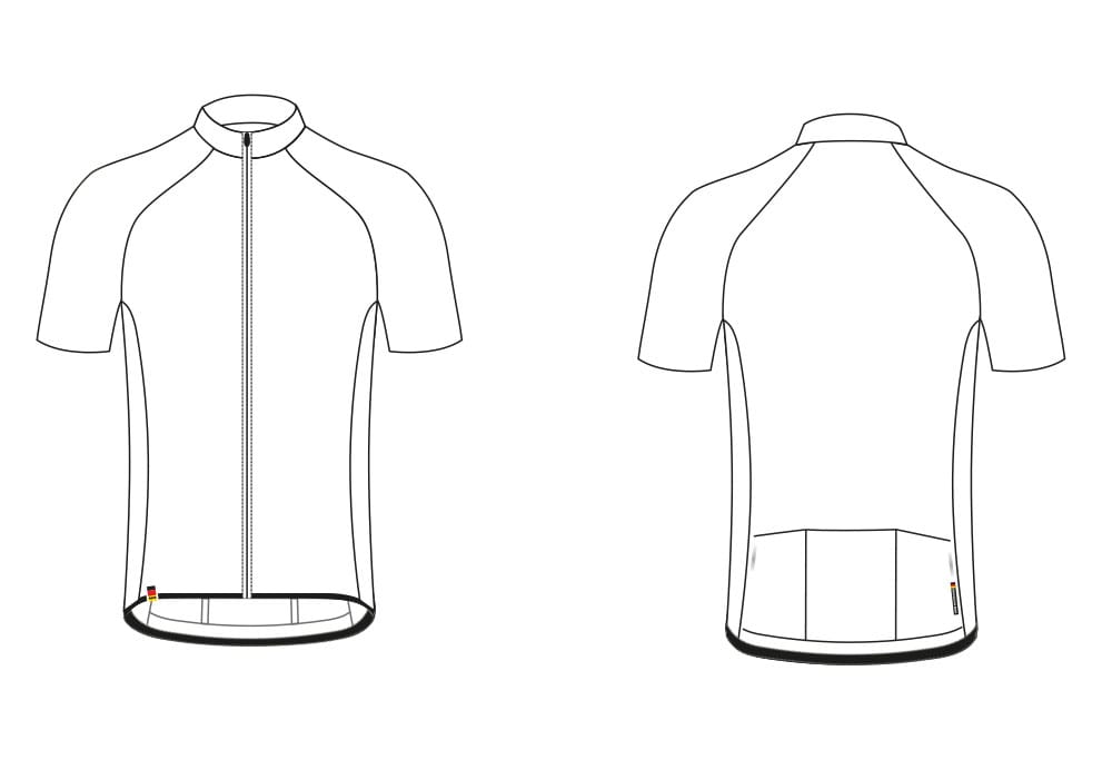 DOWE Superform Race Trikot - Schnittbild