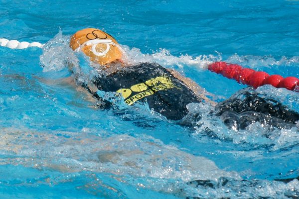 Schwimmen mit Tri-Top und Tri-Short