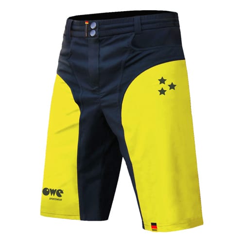 enduro-short-yellow-front DOWE MTB/Enduro Bikeshort "Yellow"
