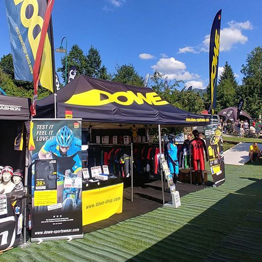 Dowe Stand auf der Salzkammergut Trophy
