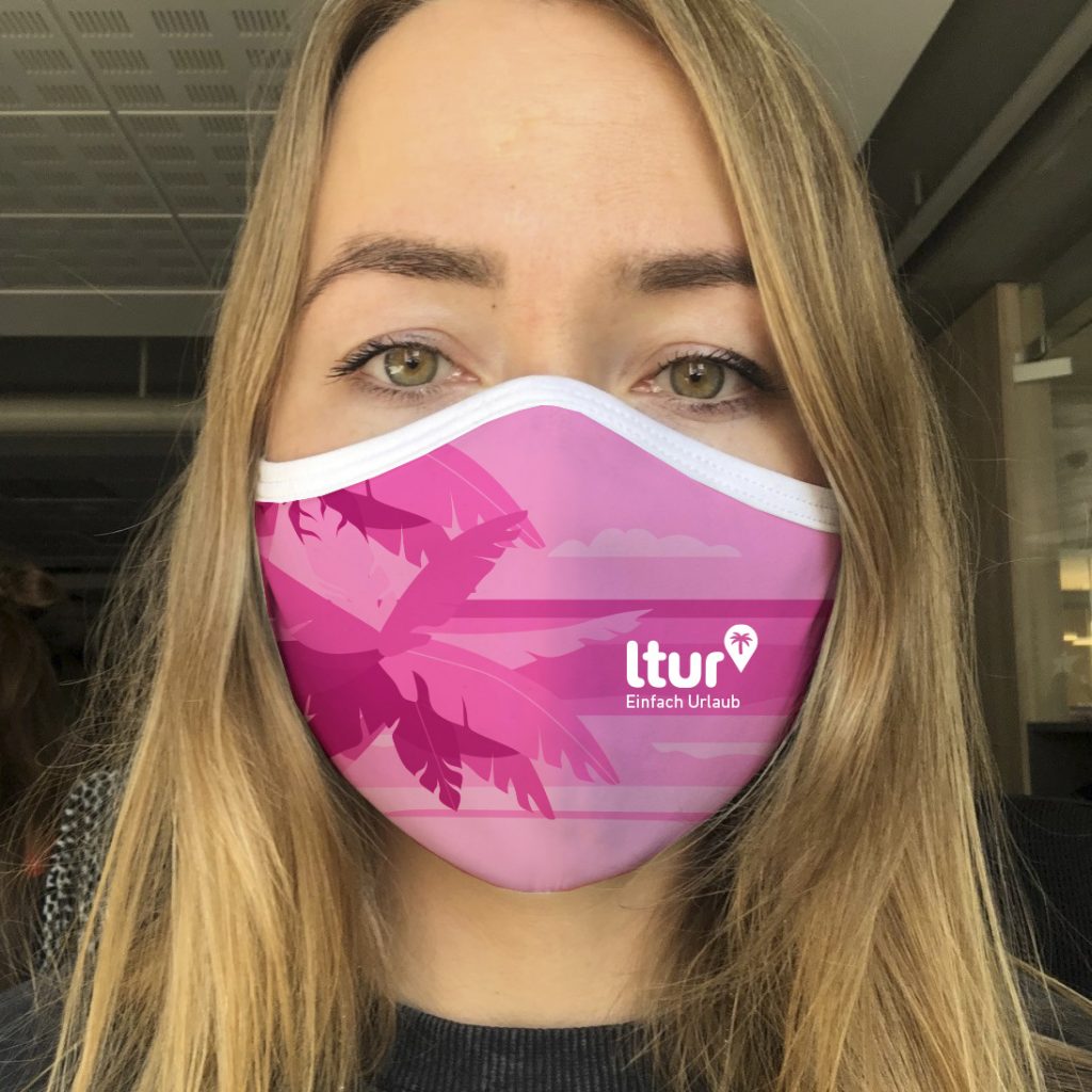mundschutz Dowe Sportswear Community Mask ltur
