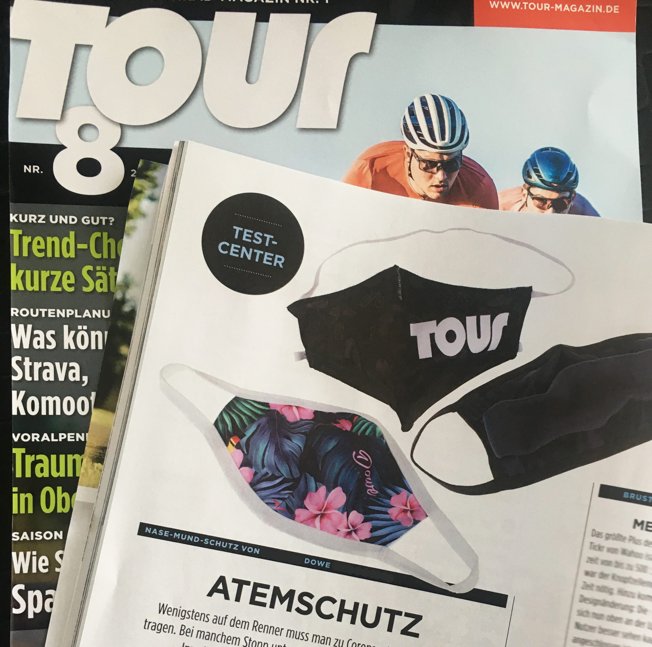 Dowe Community Masks getestet im Magazin Tour