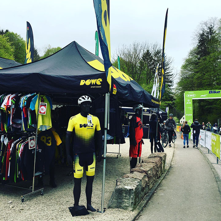 DOWE Sportswear auf der Bike The Rock 2022