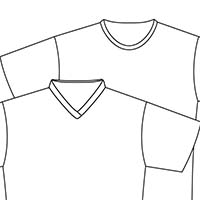 Zweierlei Kragen: Rundhals und V-Neck bei den Runningshirts von DOWE Sportswear