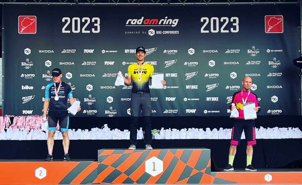 Dowe Sportswear Daniel Bürgin Rad am RIng 2023 Siegerehrung